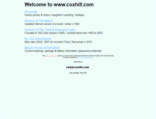 Tablet Screenshot of coxhill.com